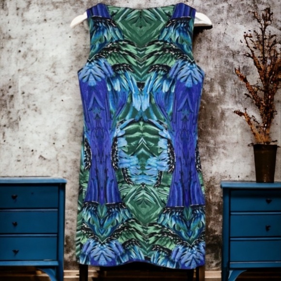 Laundry by Shelli Segal Sleeveless Abstract Mini Dress By Nordstrom - Picture 6 of 10